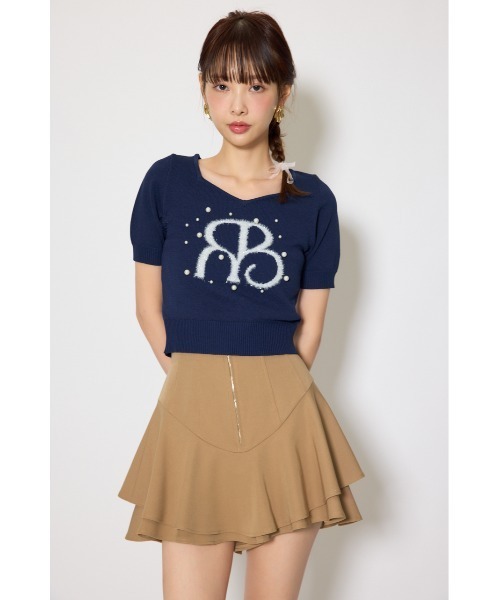 rienda(リエンダ)の「【森香澄さん着用】レイヤードヘムコルセットスコートショートパンツ 春服(スカート・レディース・ブラック/ホワイト/ベージュ・X-SMALL/SMALL/MEDIUM)」の7枚目の写真