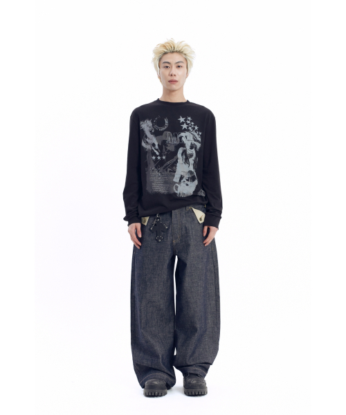 AAKAM（アーカム）の「Bonnie Pocket Denim Pants (Indigo)（デニムパンツ・レディース・その他・2/1）」の13枚目の写真