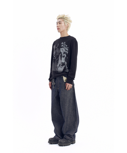 AAKAM（アーカム）の「Bonnie Pocket Denim Pants (Indigo)（デニムパンツ・レディース・その他・2/1）」の14枚目の写真