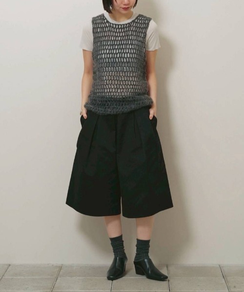 TODAYFUL(トゥデイフル)の「TODAYFUL Mohair Mesh Vest モヘアメッシュベスト/12620503(ベスト・レディース・ミント/チャコールグレー・ONE SIZE)」の10枚目の写真