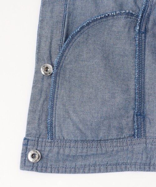 組曲（クミキョク）の「【110-140㎝】 フラワーボタンデニムジャケット（デニムジャケット・キッズ・ネイビー系・110/120/130/140）」の12枚目の写真