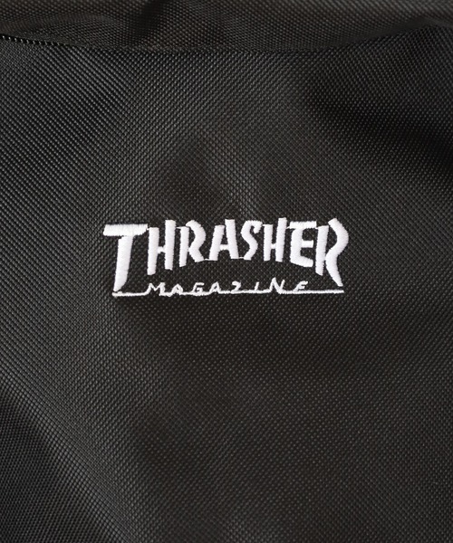 THRASHER(スラッシャー)の「THRASHER SHARPBOX リュック(バックパック/リュック・メンズ・ブラック×ホワイト・FREE)」の4枚目の写真