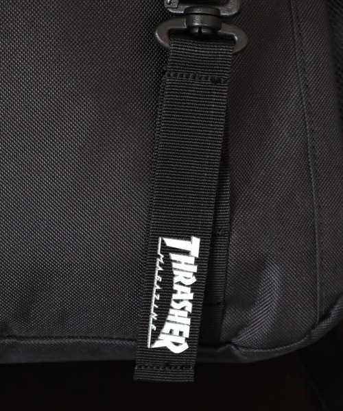 THRASHER(スラッシャー)の「THRASHER SHARPBOX リュック(バックパック/リュック・メンズ・ブラック×ホワイト・FREE)」の7枚目の写真