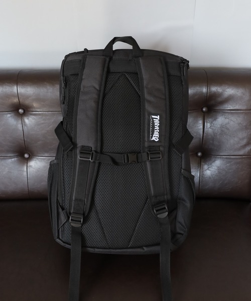 THRASHER(スラッシャー)の「THRASHER SHARPBOX リュック(バックパック/リュック・メンズ・ブラック×ホワイト・FREE)」の11枚目の写真