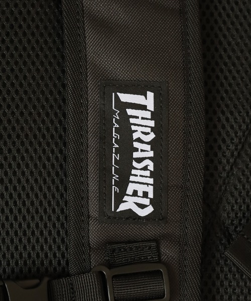 THRASHER(スラッシャー)の「THRASHER SHARPBOX リュック(バックパック/リュック・メンズ・ブラック×ホワイト・FREE)」の13枚目の写真