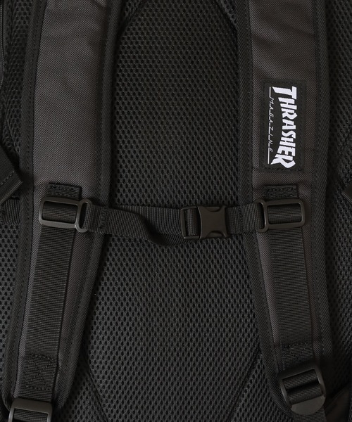 THRASHER(スラッシャー)の「THRASHER SHARPBOX リュック(バックパック/リュック・メンズ・ブラック×ホワイト・FREE)」の14枚目の写真
