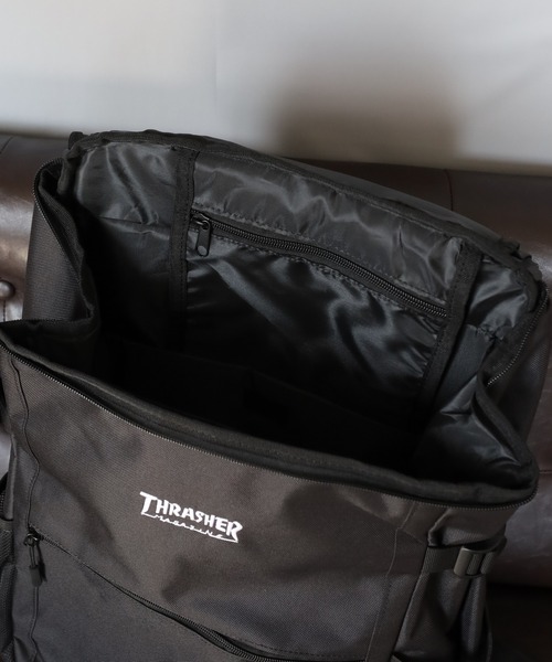 THRASHER(スラッシャー)の「THRASHER SHARPBOX リュック(バックパック/リュック・メンズ・ブラック×ホワイト・FREE)」の17枚目の写真