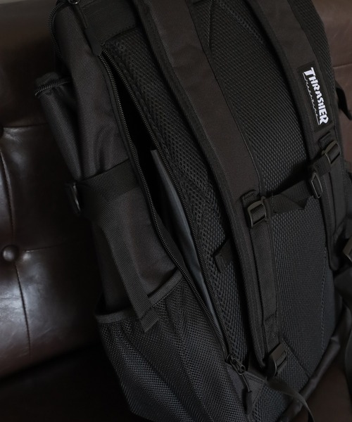 THRASHER(スラッシャー)の「THRASHER SHARPBOX リュック(バックパック/リュック・メンズ・ブラック×ホワイト・FREE)」の21枚目の写真
