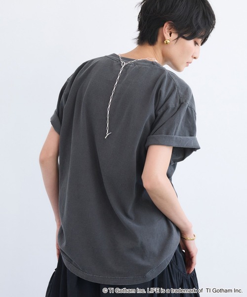 GOOD ROCK SPEED（グッドロックスピード）の「BARNYARDSTORM / LIFE PICTURE COLLECTION / DRIVEフォトT【『ネルソンさん』YouTubeご紹介アイテム】（Tシャツ/カットソー・レディース・チャコールグレー/ベージュ・FREE）」の15枚目の写真