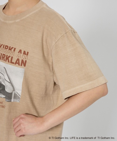 GOOD ROCK SPEED（グッドロックスピード）の「BARNYARDSTORM / LIFE PICTURE COLLECTION / DRIVEフォトT【『ネルソンさん』YouTubeご紹介アイテム】（Tシャツ/カットソー・レディース・チャコールグレー/ベージュ・FREE）」の10枚目の写真