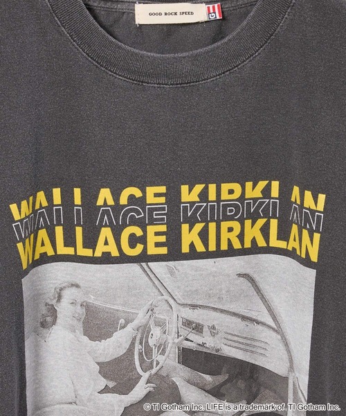 GOOD ROCK SPEED（グッドロックスピード）の「BARNYARDSTORM / LIFE PICTURE COLLECTION / DRIVEフォトT【『ネルソンさん』YouTubeご紹介アイテム】（Tシャツ/カットソー・レディース・チャコールグレー/ベージュ・FREE）」の5枚目の写真