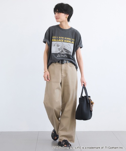 GOOD ROCK SPEED（グッドロックスピード）の「BARNYARDSTORM / LIFE PICTURE COLLECTION / DRIVEフォトT【『ネルソンさん』YouTubeご紹介アイテム】（Tシャツ/カットソー・レディース・チャコールグレー/ベージュ・FREE）」の18枚目の写真