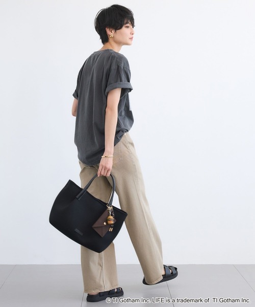 GOOD ROCK SPEED（グッドロックスピード）の「BARNYARDSTORM / LIFE PICTURE COLLECTION / DRIVEフォトT【『ネルソンさん』YouTubeご紹介アイテム】（Tシャツ/カットソー・レディース・チャコールグレー/ベージュ・FREE）」の19枚目の写真