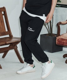 No Rain No Rainbow（ノーレインノーレインボー）の「mp14812-waffle knit pants イージーパンツ(NR26S-02)（その他パンツ）」