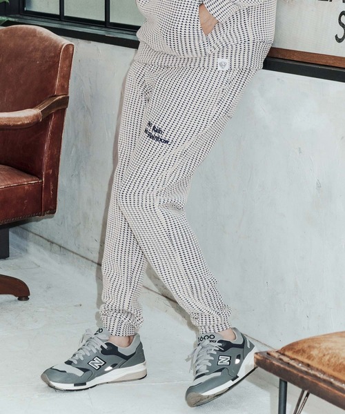 No Rain No Rainbow（ノーレインノーレインボー）の「mp14812-waffle knit pants イージーパンツ(NR26S-02)（その他パンツ・メンズ・ネイビー×ホワイト/ブラック/グレー×ホワイト・L/M/S）」の11枚目の写真