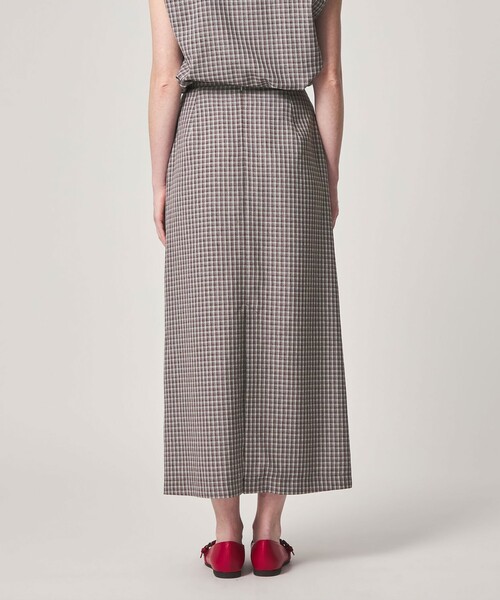 Steven Alan（スティーブンアラン）の「＜Steven Alan＞チェック ロング スカート（スカート・レディース・ライトブルー/ネイビー/ブラウン・L/M/S）」の11枚目の写真