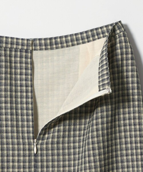 Steven Alan（スティーブンアラン）の「＜Steven Alan＞チェック ロング スカート（スカート・レディース・ライトブルー/ネイビー/ブラウン・L/M/S）」の6枚目の写真
