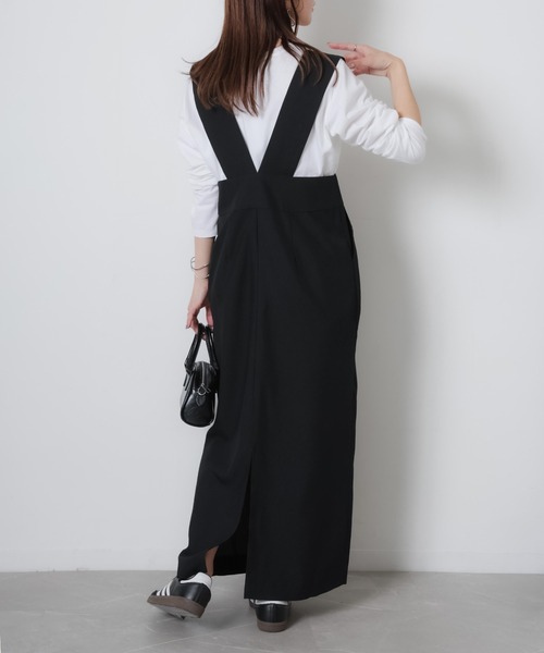 Riberry（リベリー）の「タイトジャンパースカート（ジャンパースカート・レディース・ブラック・FREE）」の18枚目の写真