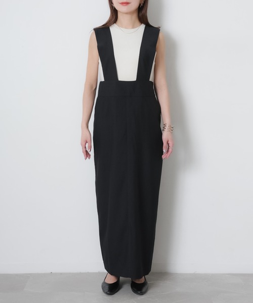 Riberry（リベリー）の「タイトジャンパースカート（ジャンパースカート・レディース・ブラック・FREE）」の19枚目の写真