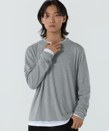 レイヤードロングスリーブ (グレー)