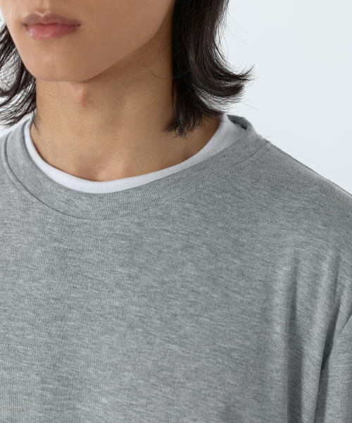 JUAN HOMME(ジュアンオム)の「レイヤードロングスリーブ (グレー)(Tシャツ/カットソー・メンズ・その他・X-LARGE/MEDIUM/LARGE)」の5枚目の写真