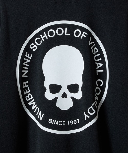 SCHOOL OF VISUAL COMEDY PRINTED JERSEY STAND TRACK JACKET / スカル SCHOOL OF VISUAL COMEDY PRINTED JERSEY STAND TRACK JACKET / スカル