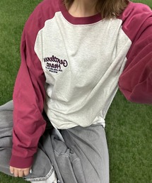 UNDERWRAPS（アンダーラップス）の「ラグランBIGロンT ワンポイントロゴ刺繍（Tシャツ/カットソー）」