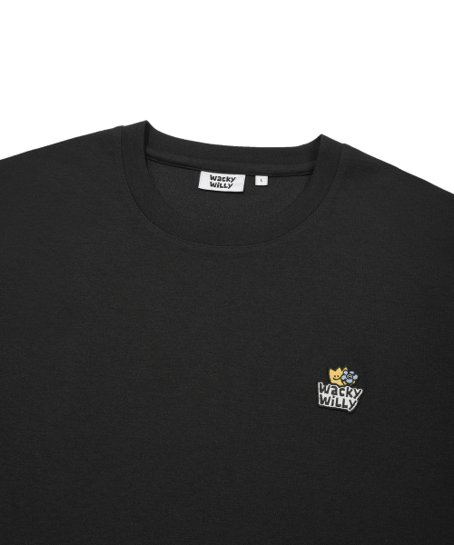Wacky WiLLy(ワッキーウィリー)の「ダブルキキワッフル半袖Tシャツブラック(Tシャツ/カットソー・レディース・その他・SMALL/MEDIUM/LARGE/X-LARGE/XX-LARGE/X-SMALL)」の4枚目の写真
