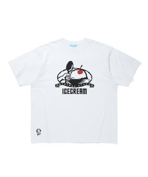 ICECREAM(アイスクリーム)の「COTTON T-SHIRT FLAVOR(Tシャツ/カットソー・メンズ・ホワイト系その他2/ブラック/ホワイト系その他・MEDIUM/LARGE/X-LARGE/SMALL)」の1枚目の写真