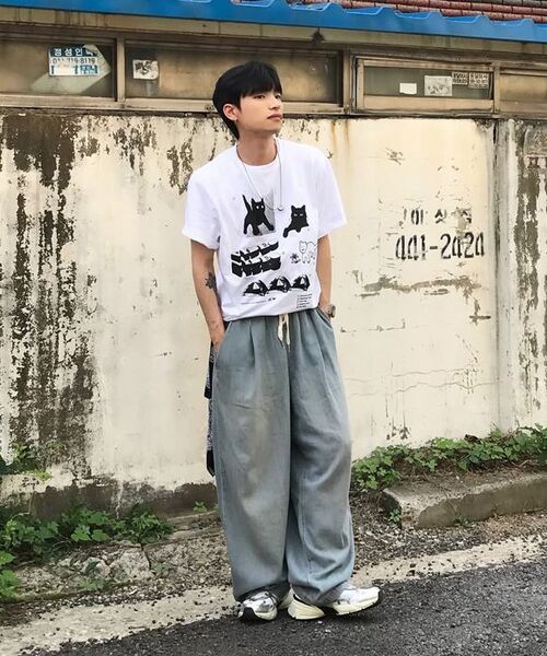 REFLYPERKY(リフライパーキー)の「LX8520リネンライクイージーバンディングリラックスデニム(Aqua grayish)(デニムパンツ・メンズ・その他・LARGE/MEDIUM)」の5枚目の写真