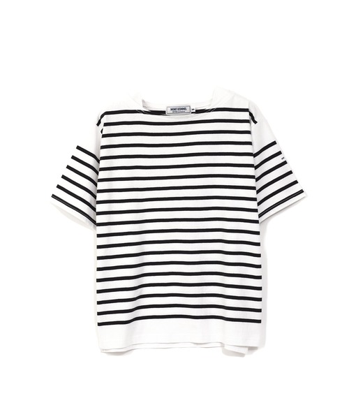 MONT KEMMEL（モンケメル）の「MONT KEMMEL / モンケメル 】バスクボーダー　ショートスリーブTシャツ（Tシャツ/カットソー・レディース・ブルー/ブラック/ホワイト・36/38）」の2枚目の写真