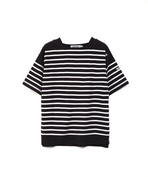MONT KEMMEL（モンケメル）の「MONT KEMMEL / モンケメル 】バスクボーダー　ショートスリーブTシャツ（Tシャツ/カットソー・レディース・ブルー/ブラック/ホワイト・36/38）」の3枚目の写真