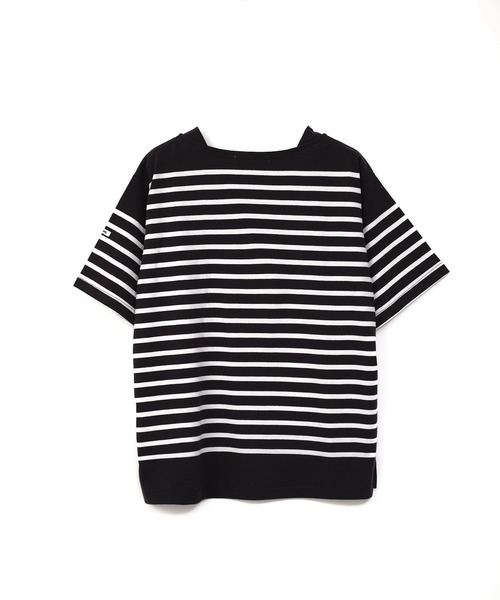MONT KEMMEL（モンケメル）の「MONT KEMMEL / モンケメル 】バスクボーダー　ショートスリーブTシャツ（Tシャツ/カットソー・レディース・ブルー/ブラック/ホワイト・36/38）」の5枚目の写真