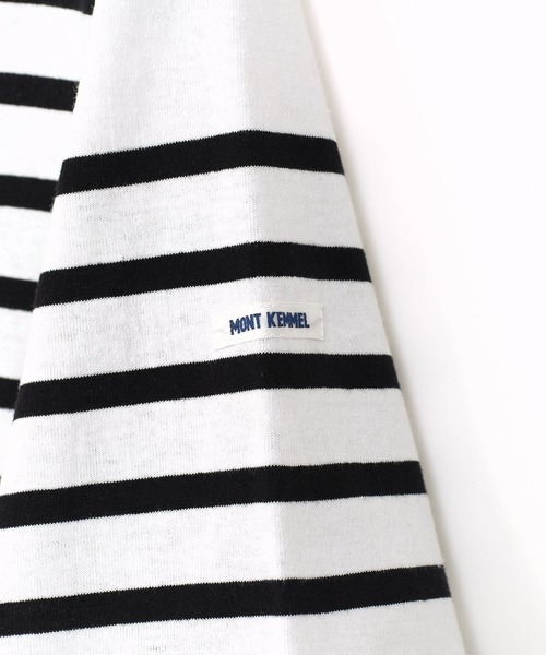 MONT KEMMEL（モンケメル）の「MONT KEMMEL / モンケメル 】バスクボーダー　ショートスリーブTシャツ（Tシャツ/カットソー・レディース・ブルー/ブラック/ホワイト・36/38）」の8枚目の写真