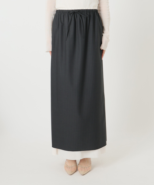 plage（プラージュ）の「toropical layered スカート（スカート・レディース・ブラック・36/38）」の13枚目の写真