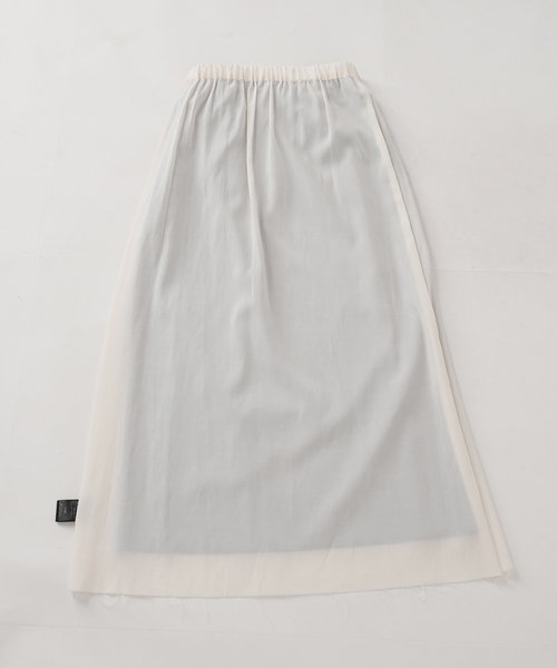 plage（プラージュ）の「toropical layered スカート（スカート・レディース・ブラック・36/38）」の4枚目の写真