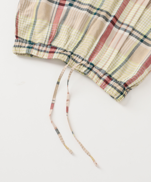 FRAMeWORK(フレームワーク)の「BIGチェックイージーワイドパンツ(スラックス・レディース・イエロー/ブルー系その他・38/36)」の6枚目の写真