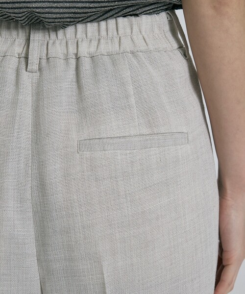 qualite(カリテ)の「【セットアップ対応】メッシュ2タックストレードパンツ/オフィスカジュアル/夏服/春服(その他パンツ・レディース・ライトベージュ・36/38)」の12枚目の写真