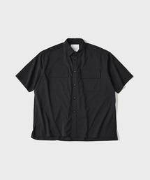 【White Mountaineering / ホワイトマウンテニアリング】REGULAR COLLAR HALF SLEEVE SHIRT
