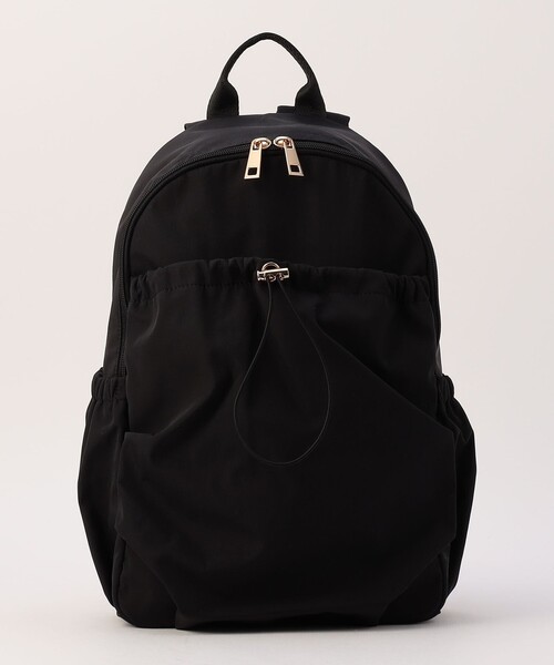 MICO COULIER(ミコクリエ)の「GATHERED NYLON BACKPACK(バックパック/リュック・レディース・ブラック/ライトグレー・FREE)」の15枚目の写真