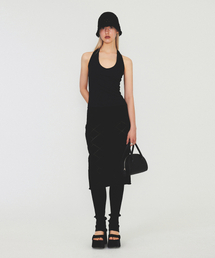 DIAGONAL（ダイアゴナル）の「HEART HANDLE SMALL BAG (black)（トートバッグ）」