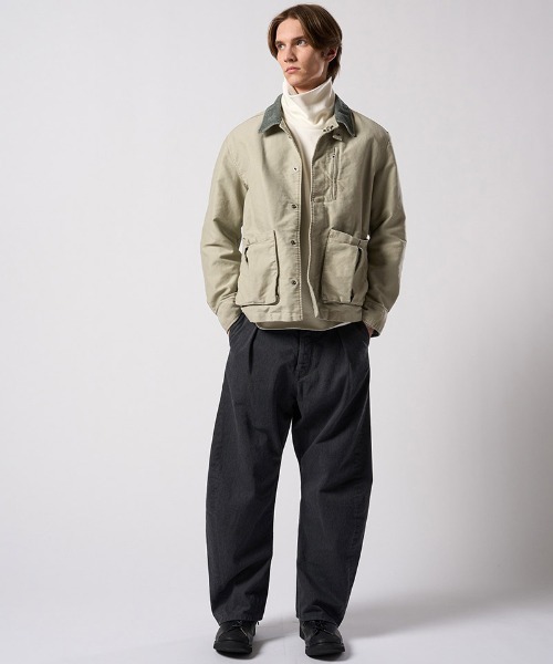 wjk（ダヴルジェイケイ）の「mlt5663- back boa cut-off highneck ハイネックカットソー(7143 pe57j)（Tシャツ/カットソー・メンズ・ブラック/ホワイト/チャコール・S/M/L/XL）」の17枚目の写真