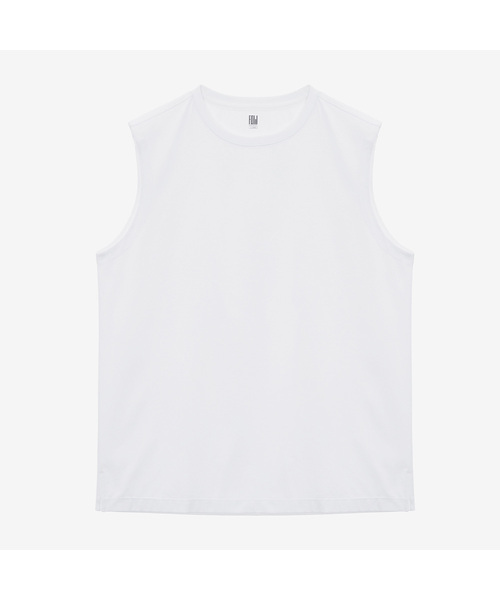 MINDBRIDGE(マインドブリッジ)の「ドゥグッド_ソロナクールタッチスリーブレス - 2カラー(Tシャツ/カットソー・メンズ・ホワイト/ブラック・95/100/105/110)」の2枚目の写真