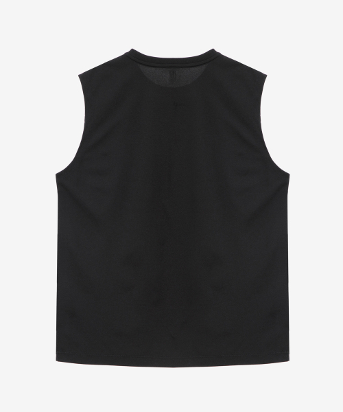 MINDBRIDGE(マインドブリッジ)の「ドゥグッド_ソロナクールタッチスリーブレス - 2カラー(Tシャツ/カットソー・メンズ・ホワイト/ブラック・95/100/105/110)」の3枚目の写真