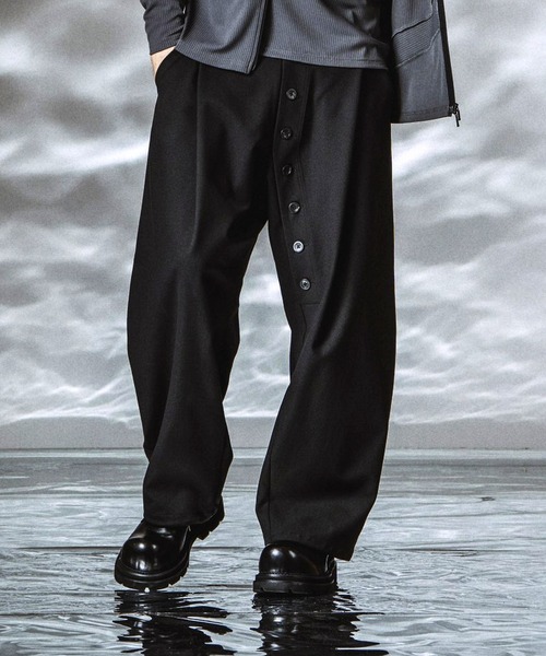 NO ID.(ノーアイディ)の「【NO ID.】Extended Trousers / エクステンデッド トラウザーズ(その他パンツ・メンズ・ブラック/グレー・2/1)」の13枚目の写真