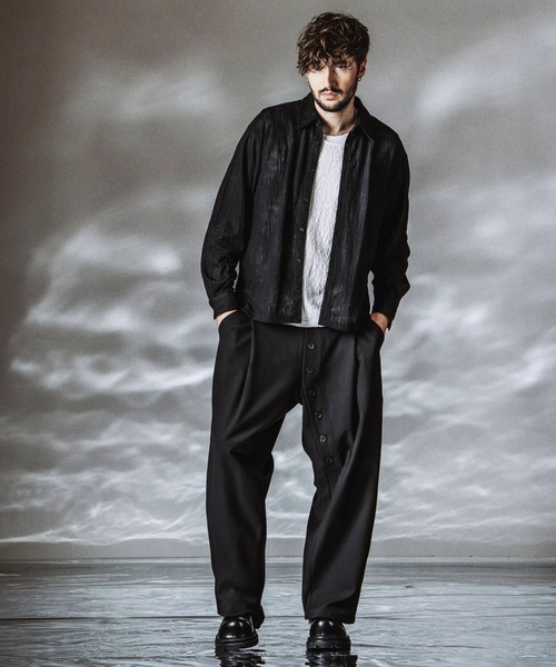 NO ID.(ノーアイディ)の「【NO ID.】Extended Trousers / エクステンデッド トラウザーズ(その他パンツ・メンズ・ブラック/グレー・2/1)」の8枚目の写真