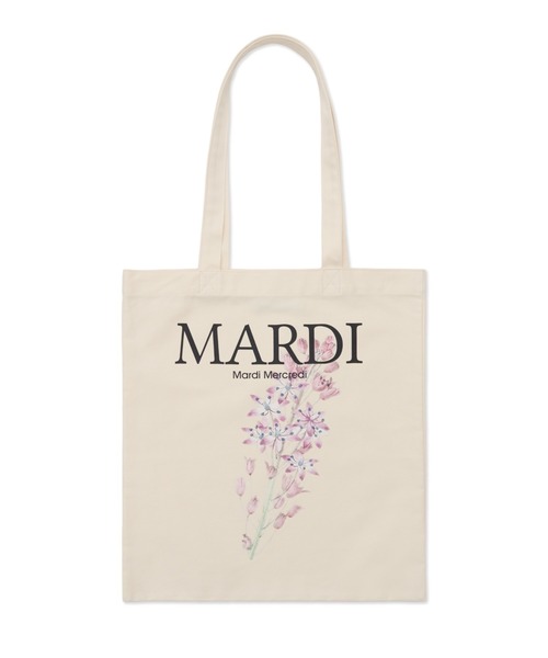 Mardi Mercredi(マルディメクルディ)の「CANVAS BAG LILIES & ROSES / キャンバス バック リリー & ローズ(エコバッグ/サブバッグ・レディース・ブラック×イエロー/ホワイト×イエロー/ホワイト×パープル/ホワイト/ホワイト×レッド/ブラック×レッド/ブラック/ホワイト×ピンク/ブラック×ピンク/ブラック×パープル・FREE)」の20枚目の写真