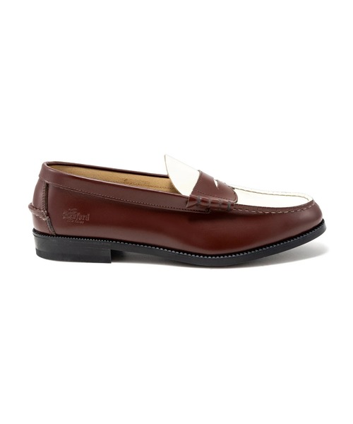 The Kenford Fineshoes（ケンフォードファインシューズ）の「COMBI LOAFERS  DARK BROWN WHITE（ローファー・メンズ・ダークブラウン・25/27.5/27/26.5/26/25.5）」の5枚目の写真