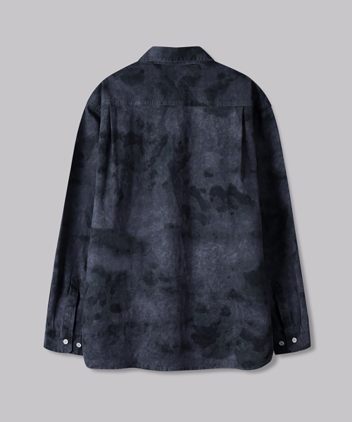 CORNERBLESS(コーナーブレス)の「WASHED NAVY CAMO LONG SLEEVE SHIRTS(シャツ/ブラウス・レディース・その他・MEDIUM/LARGE/X-LARGE)」の2枚目の写真
