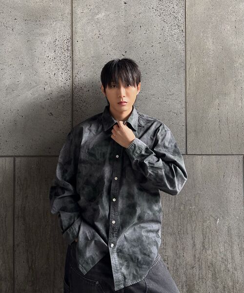 CORNERBLESS(コーナーブレス)の「WASHED NAVY CAMO LONG SLEEVE SHIRTS(シャツ/ブラウス・レディース・その他・MEDIUM/LARGE/X-LARGE)」の5枚目の写真